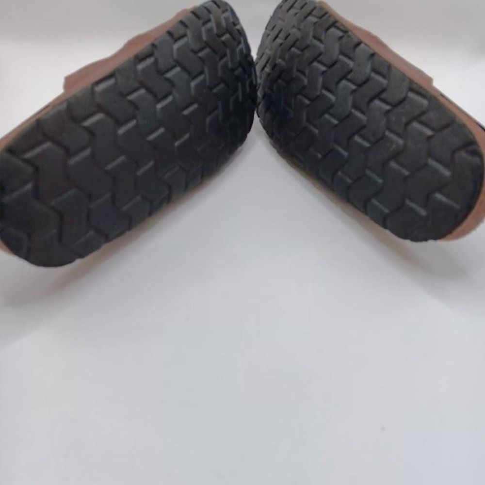 American Eagle Shoes Womens Size 7.5 Double Strap Slip On Sandals Buckle Comfort - Picture 4 of 8